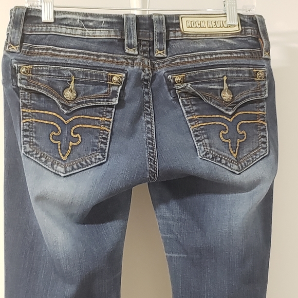 Rock Revival Jeans Womens Rock Revival Blue Skinny Jeans Size 29